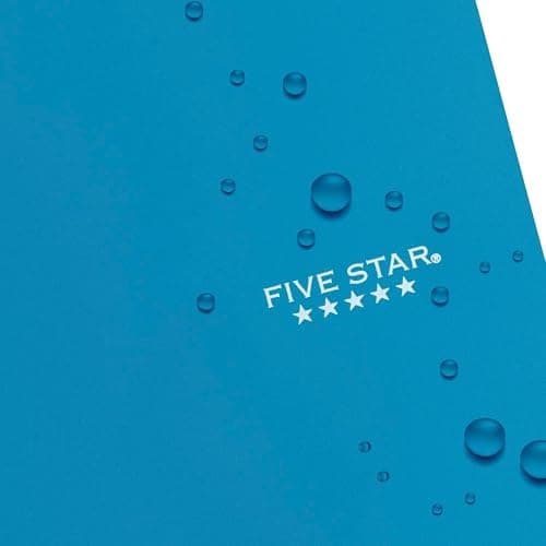 Five Star Spiral Notebook + Study App, 1 Subject, Wide Ruled Paper, 8" x 10-1/2", 100 Sheets, Fights Ink Bleed, Water Resistant Cover, Tidewater Blue (72875) thumbnail 6