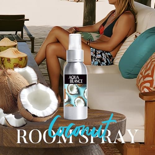 Fragrant Room Spray, Tropical, Ocean, Coconut, 3 x 3.4 fl oz, Air Fresheners Odor Eliminator for Home, Bathroom, Concentrated Room Spray thumbnail 4