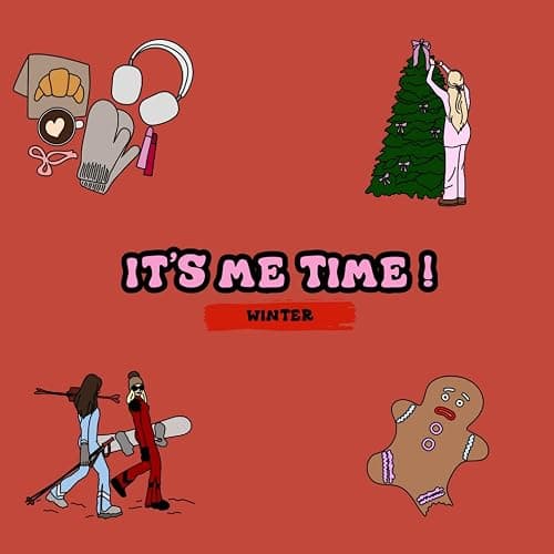 It's Me Time : Winter Edition ! Coloring Books For Adults And Girls, Relaxing and Stress Relief Designs for Winter and Christmas ! Bold, Easy, Cute girly aesthtetics designs for both young and adults <3 - Image 1
