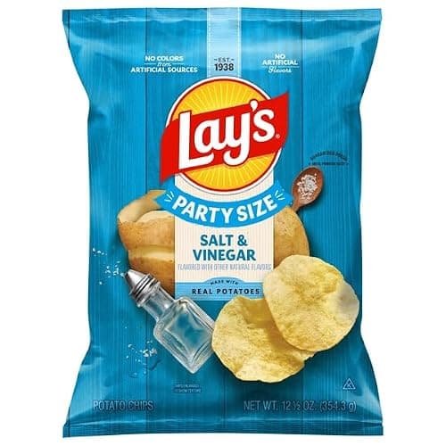 Lay's Potato Chips Salt & Vinegar, 12.5 Oz - Image 1
