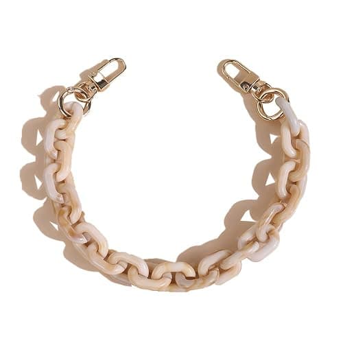 Wiwpar Acrylic Bag Chain Strap Shoulder Purse Handbag Straps Replacement Chain with Gold Buckle (Style 4) - Image 1