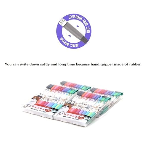 Gel Pens Office School Supplies - Cat 0.38mm Gel Ink Rollerball Ballpoint Pen Korea Kawaii Stationery Non-Smudge, Quick-Drying Writing, Pack of 11 - Multicolor thumbnail 6