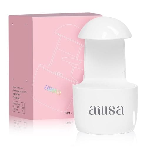 AILLSA Mini UV Light for Gel Nails, Flash Cure Lamp | Handheld Single Finger UV LED Nail Lamp, Portable Fast Dry Nail Dryer for DIY Home Nail Salon - Image 1
