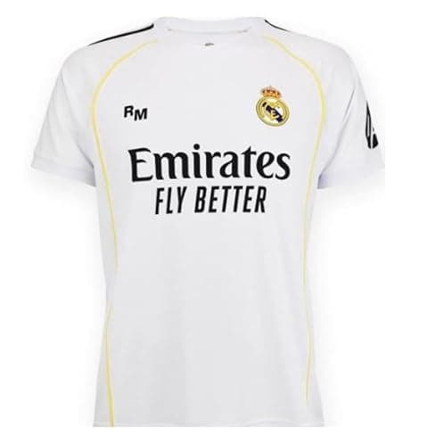 Real Madrid Jersey. Real Madrid Home Shirt 25/26 Bellingham 5#. 100% Polyester. Classic fit. Official RM Jersey. thumbnail 4