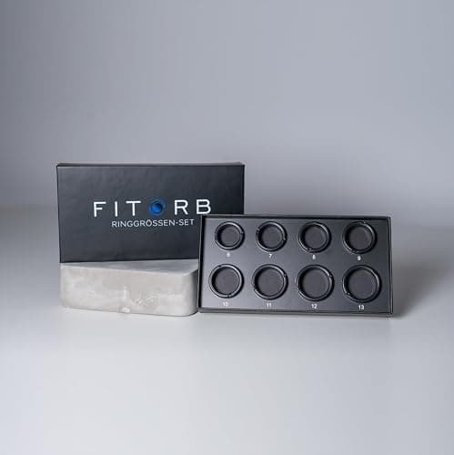 Fitorb Smart Ring Pro - Das Original. High-Tech Fitness- & Gesundheitsring, Schlafanalyse, 24/7 Aktivitätstracking. Temperaturmessung, Stress. Proberinge. (Neptun, Gold, 16,7 mm (6)) thumbnail 8