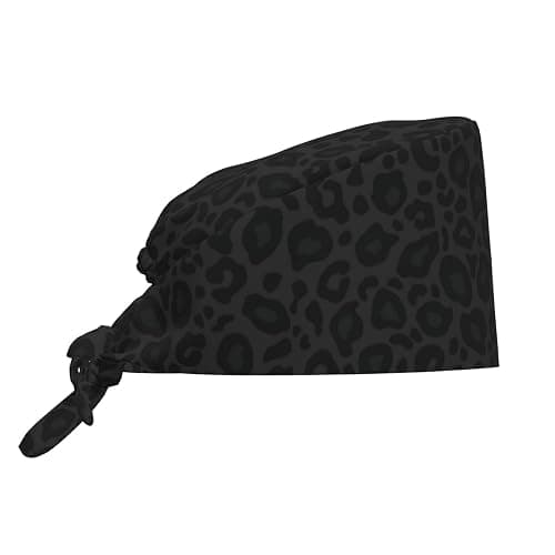 Working Cap Scrub Cap with Sweatband Adjustable Unisex Women Tie Back Hat Nurse Surgical Caps - Image 1