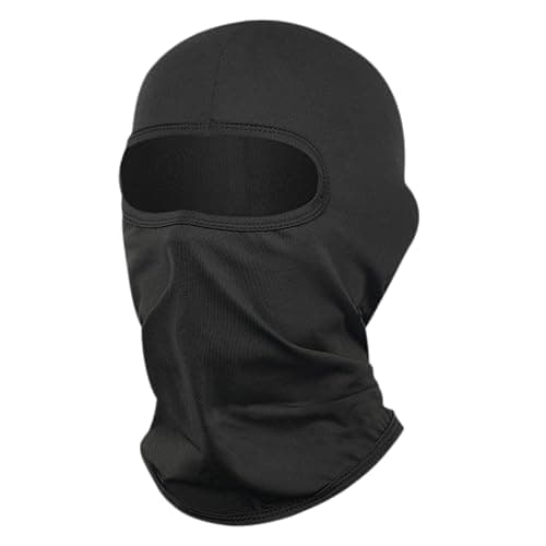 LONGKING Sturmhauben,Skimaske,Balaclava für Damen und Herren–UV-Schutz,Winddicht Warm,Motorradfahren,Snowboarden für Radfahren Outdoor Sports - Einheitsgröße - Schwarz - Image 1