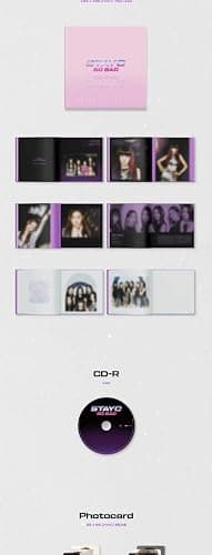 STAYC Star to A Young Culture 1st Single Album CD+72p PhotoBook+2p PhotoCard+1p Postcard+1p 4Cut Photo+2p Logo Sticker+1p Fragrance Card+Message PhotoCard Set+Tracking Kpop Sealed thumbnail 3