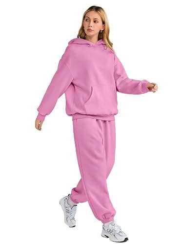 AUTOMET Womens 2 Piece Outfits Lounge Hoodie Sweatsuit Sets Plus Size Fall Fashion Clothes Airport Travel Pants Tracksuits thumbnail 4