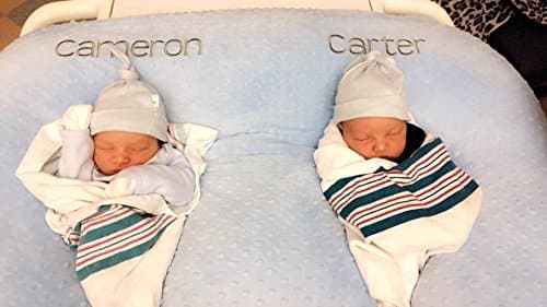 Twin Z Pillow Blue - Breastfeeding, Bottlefeeding, Tummy Time, Reflux, Support and Pregnancy! No Foam! The Ultimate Baby Essentials! The Best in Twins Baby Gear! thumbnail 9