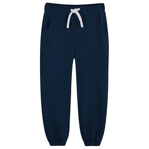 Bumeex 3 Pack Toddler and Boy Sweatpant Joggers Pants Fashion Cinched Hem Athletic Jogging Sweat Pant 100% Cotton 2-14 Years thumbnail 4
