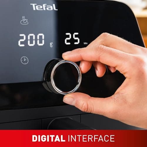 Tefal Easy Fry Mega Air Fryer, 7.5L Capacity (Serves Up to 8), 8 Preset Cooking Programs, Compact Design, Energy-Efficient, Dishwasher-Safe Basket, EY8558G0 - Black thumbnail 8