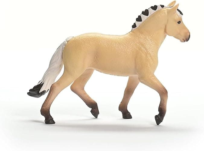 Schleich Horse Club - Norwegian Fjord Horse Mare Figurine - Pony Figures for Girls and Boys - Toys for Kids Ages 5+ | Horse Figurine, Equestrian Toy for Girls 5+, Realistic Horse Toy, Screen-Free Imaginative Pretend Play, Party Gifts thumbnail 6