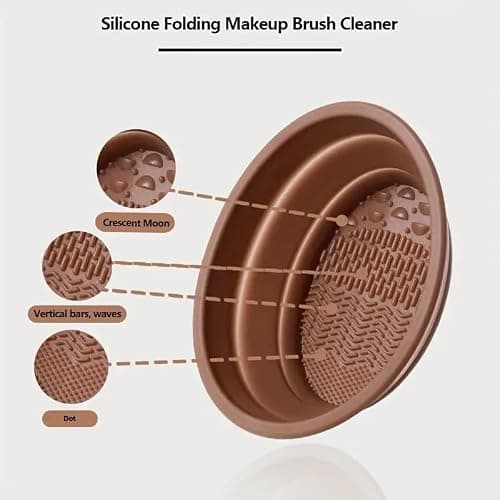 HGHDBT 53Pcs Brown Makeup Brushes Set Professional Makeup Kit Multi-functional Makeup Tool Set with Facial Makeup Accessories, Foundation Makeup Brush Kit Eye and Face Make up Brushes & Tools thumbnail 9