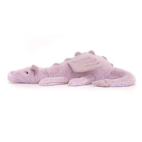 Jellycat Lavender Dragon Stuffed Animal, Large 19.5 inches - Mythical Plush Toy - Classic Children's Gift thumbnail 2