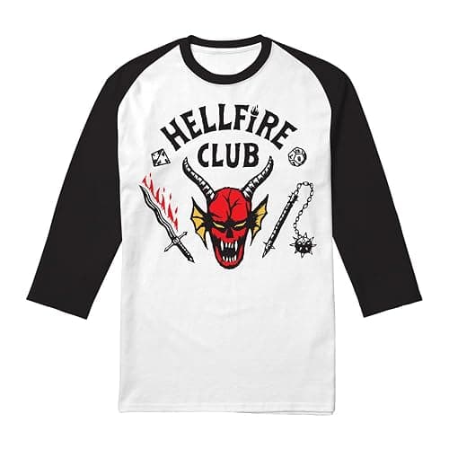 Stranger Things Unisex Strangers Things Hellfire Club Unisex T Shirt T-Shirt (1er Pack) - Image 1