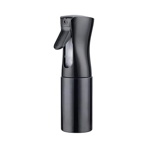 GRIFEMA 200ml Small Water Spray Bottles, Continuous Mist Empty Hair Spray Bottles for Cleaning, Curly Hair, Plants GE2001B-200B, Black - Image 1