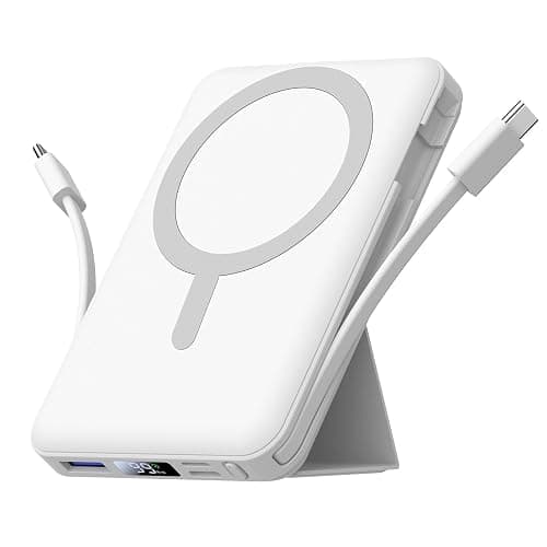 Azmuth Power Bank, für Magsafe Powerbank iPhone 10000mAh, Magnetische Power Bank Wireless Schnellladen mit LED Display Tragbares Ladegerät Akkuspack für iPhone 17/16/15/14/13/12/Pro/Pro Max - Image 1