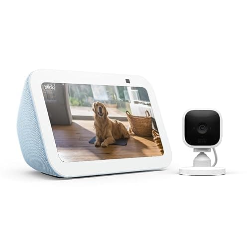Echo Show 5 (3rd Gen) with Blink Mini | Cloud Blue - Image 1
