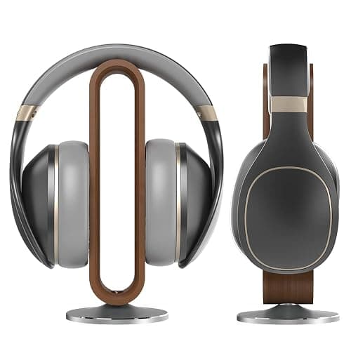 BRIMFORD Kopfhörer Ständer Holz Schreibtisch - U-Form Headset Halterung - Aluminium Gaming Kopfhörer Aufbewahrung - Universal für Sennheiser Bose Sony Airpods Max - Tisch Organizer Accessoire thumbnail 8
