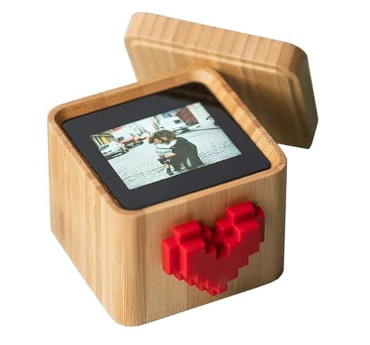 Lovebox Photo Messenger | Meaningful Gift for Partner, Mom, Dad, Wife, Husband, Grandma, Grandpa, Kids, Couple Gift, Long Distance Relationship Gift - Image 1