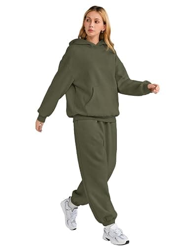 AUTOMET Womens 2 Piece Outfits Lounge Hoodie Sweatsuit Sets Plus Size Fall Fashion Clothes Airport Travel Pants Tracksuits thumbnail 4