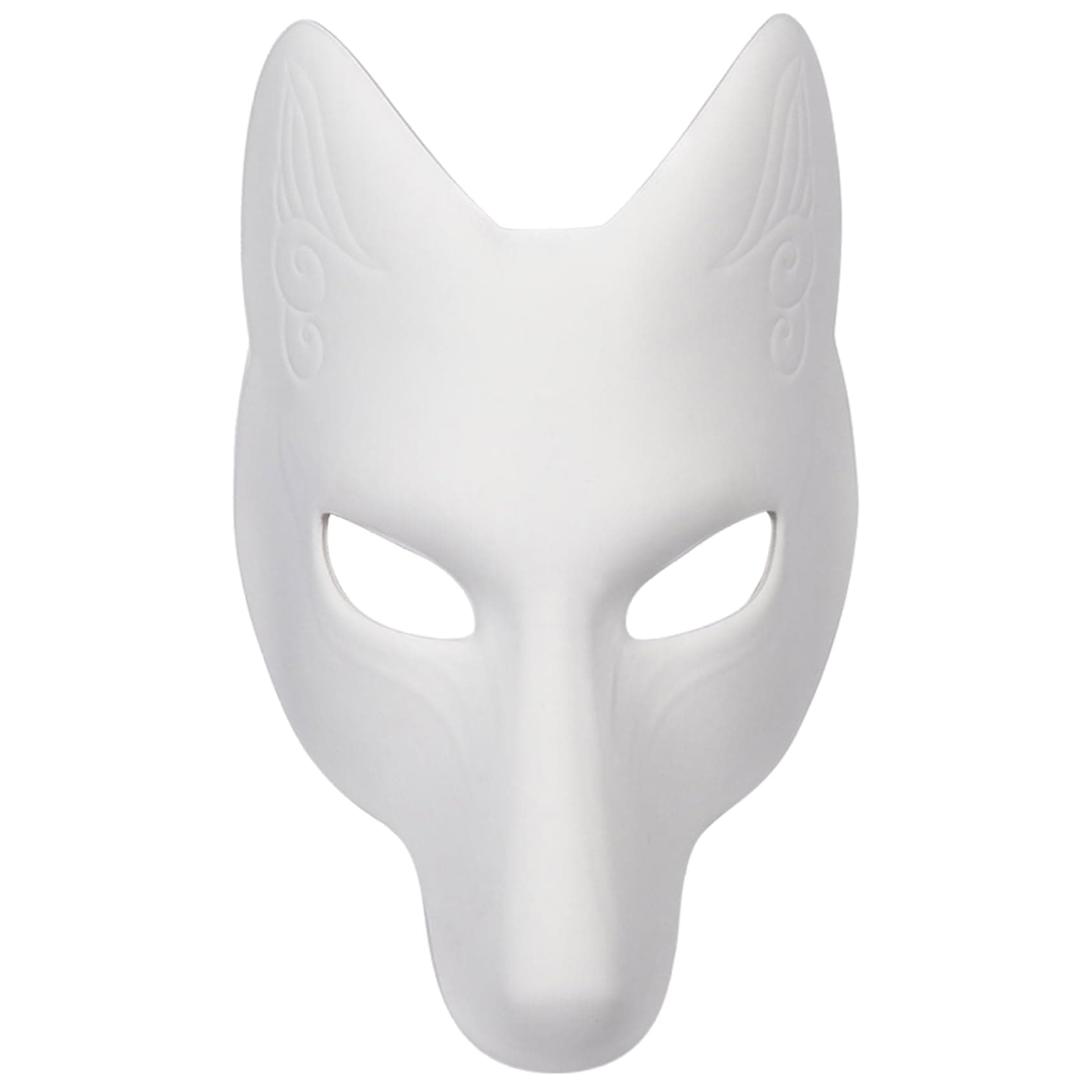 Therian Mask Halloween Fox Mask Leather Costume DIY Blank Mask Halloween Masks for Masquerade Costume Prop Toy Play - Image 1