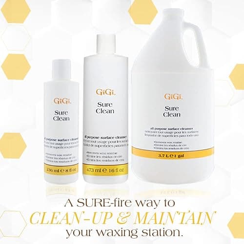 GIGI Sure Clean Wax Residue Remover, All-Purpose Surface Cleaner for Warmers, Salon & Spa Equipment, Removes Build-Up, 16 fl oz thumbnail 3