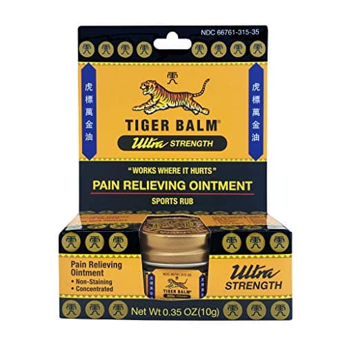 Tiger Balm Pain Relieving Ultra Strength, 10g – Soothing & Ultra Strength Muscle Rub Ointment – Non-Staining Sports Muscle Rub thumbnail 2