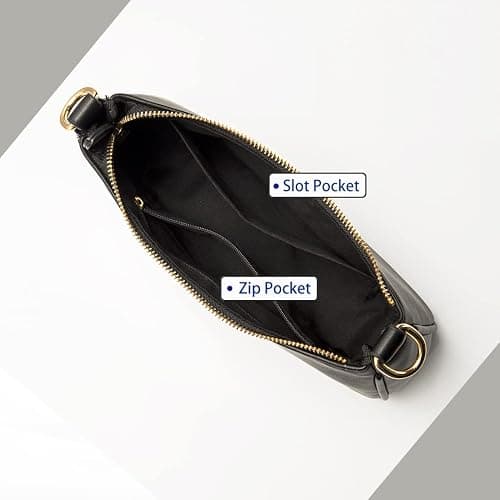 VODIU Clutch Tote Handbags with 2 Removable Straps and Zipper Closure Crossbody Bags Shoulder Purse Handbag for Women thumbnail 3