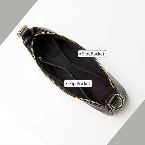 VODIU Clutch Tote Handbags with 2 Removable Straps and Zipper Closure Crossbody Bags Shoulder Purse Handbag for Women thumbnail 5