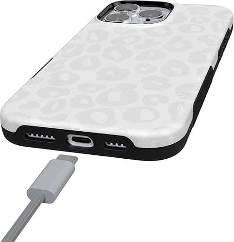 Casely iPhone 16 Pro Max Case | Into The Wild | White Snow Leopard | Bold Protective Case Design | Compatible with MagSafe thumbnail 3