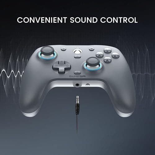 GameSir G7 SE Wired Controller for Xbox Series X|S, Xbox One & Windows 10/11, Plug and Play Gaming Gamepad with Hall Effect Joysticks/Hall Trigger, 3.5mm Audio Jack-Gray thumbnail 6