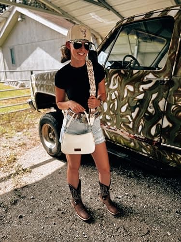 Wrangler Western Hobo Purse for Women Small Shoulder Bag Aztec Cute Mini Clutch Handbag Going Out Purse WG-HB-205-198-BG thumbnail 8