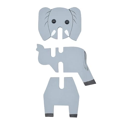 VIPbuy Creative Glasses Holder Stand, 3D Wooden Puzzle Animal Eyeglass Stand Home Office Desk Décor Gift (Elephant) thumbnail 7