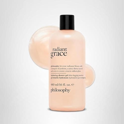 philosophy radiant grace hydrating bath & shower gel- cleanses, soothes & comforts dry skin - with notes of jasmine, black cherry & sandalwood - 16 fl oz thumbnail 8