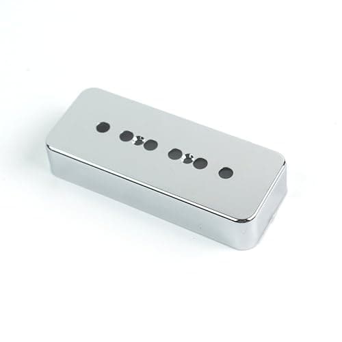 P-90 p90 Soap-bar Pickup Cover 52mm Pole Spacing,Plastic Chrome Plated - Image 1