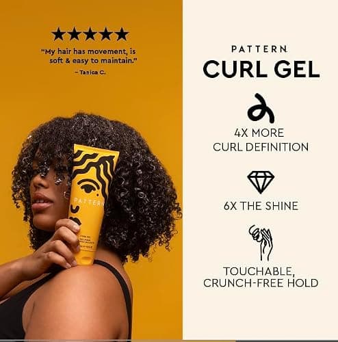 PATTERN Beauty by Tracee Ellis Ross Mini Curl Gel w Medium Hold w Aloe and Cacay Oil for Curly Hair, Travel Size thumbnail 3