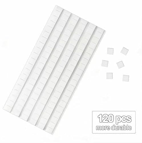 Feosky Adhesive Poster Sticky Tack Putty, Reusable and Removable Adhesive Putty, 120PCS, Mounting Putty for displaying Wall Paintings, Museum Art Photography, Picture, Crafts (White, Pack of 1) thumbnail 4