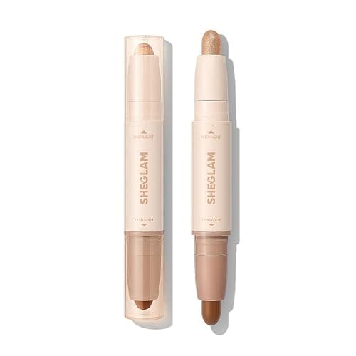 SHEGLAM 2-in-1 Contour & Highlight Stick Cream Waterproof Contour Stick-Maple Syrup - Image 1