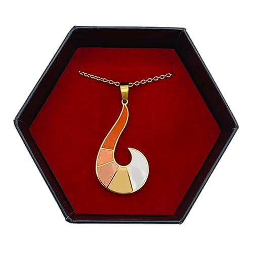 ZAG STORE Rena Rouge Transformation Stainless Steel Necklace (Orange) thumbnail 5