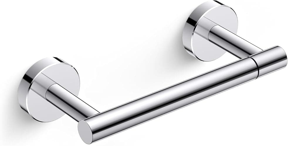 Day Moon™ - Toilet Paper Holder - Modern Roll Holder for Bathroom - 1 Pack - Wall Mount - Classic, Polished Chrome - Image 1