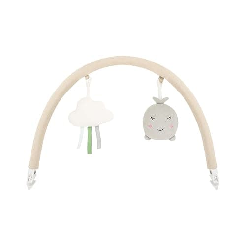 Balancelle MoMi KENANI SAND jusqu'à 9 kg, écran LED, télécommande, Bluetooth pour smartphone, alimentation piles/secteur, harnais de sécurité 5 points, arche et jouets thumbnail 23