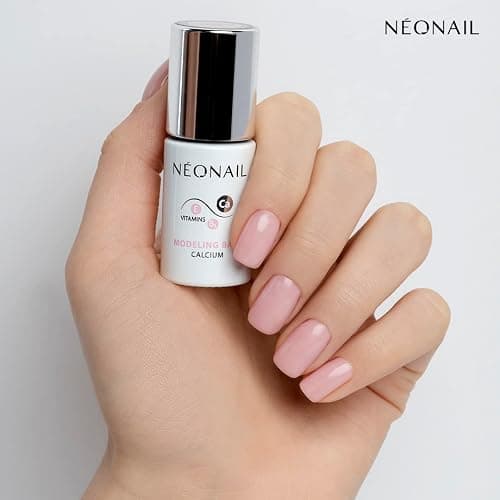 NÉONAIL UV Nagellack - Base Coat Gel UV - Modeling Base Calcium Neutral Pink 7,2 ml - Unterlack Für Nägel - Lack - Gel Nägel - NÉONAIL Modeling Base thumbnail 2