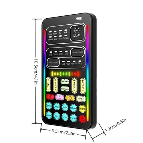 DIANMO Game Voice Changer, Audio Mixer, i9Live Sound Card kit (Including Headphones and 2 converters), Suitable for PS4/PS5/Xbox One/PC/Phone/Laptops., ferrous thumbnail 9