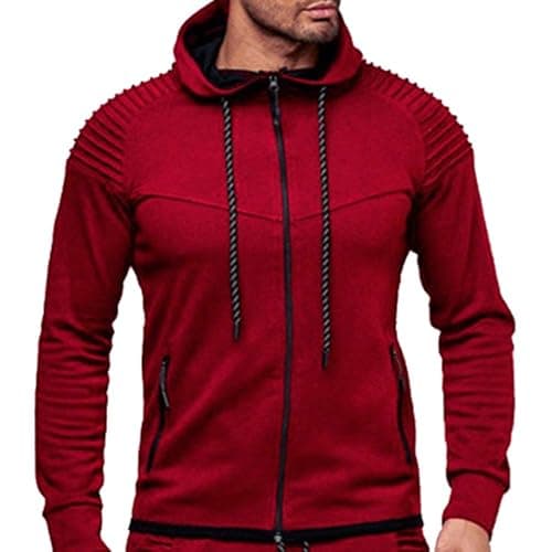 amropi Hommes Jogging Survêtement Sweat-Shirt à Capuche et Pantalon Combinaison de Sport thumbnail 6