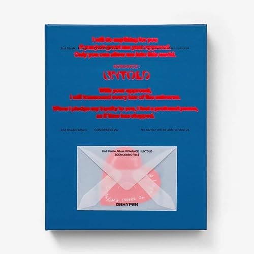 EN HYPEN : Romance Untold 2nd Full Album (Concessio Version) CD-R+Photobook+Photocard A+Photocard B+Poster+Sticker+Postcard+Letter+Paper Rings+Album Logo Sticker - Image 1