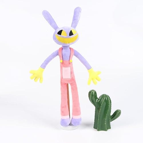 SAJISP The Amazing Digital Circus Plush,11.7" Jax Plushies Toy Gift, Cute Stuffed Figure Doll for Kids and Adults, Birthday Halloween Christmas Choice for Boys Girls thumbnail 4