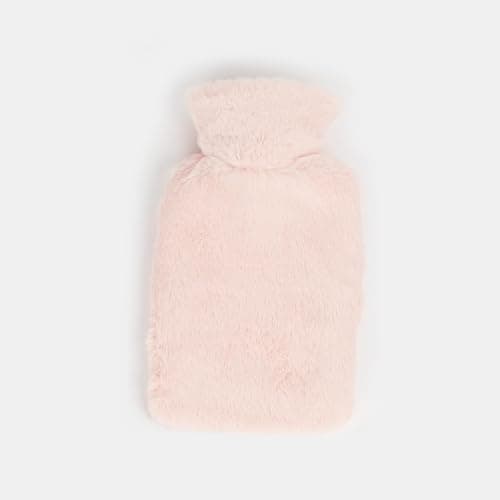 OHS Hot Water Bottle Gift Set Blush Pink, Gift Set Women Super Soft Warm Cosy Winter Christmas Gifts - 750ml Hot Water Bottle with Cover, Eye Mask, Fluffy Socks, Fluffy Scrunchie, Draw String Bag thumbnail 7