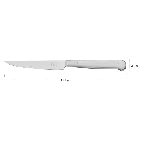 ZWILLING Contemporary Steak Knife Set of 8, Oval handle, Stainless Steel, with 12" x 10" case thumbnail 3